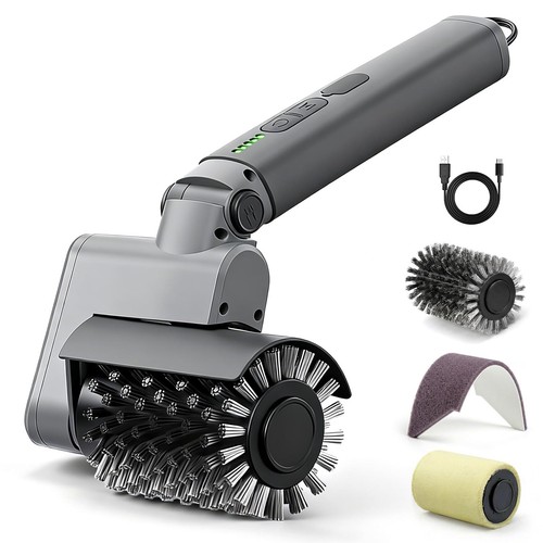 Electric grill brush - electric, 3-in-1