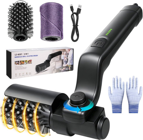Electric grill brush for - grill,