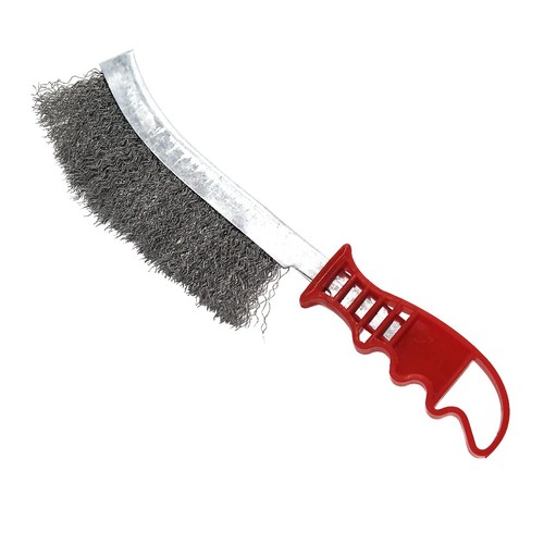 Grill brush and scraper - grill, with