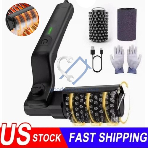 Electric bbq grill brush - electric,