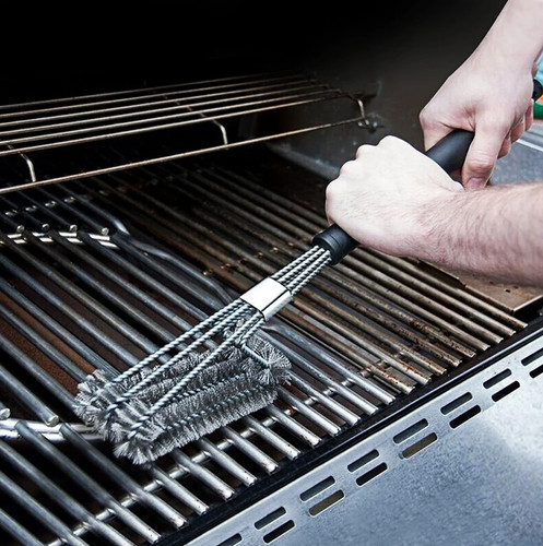 Bbq grill brush scraper - grill,