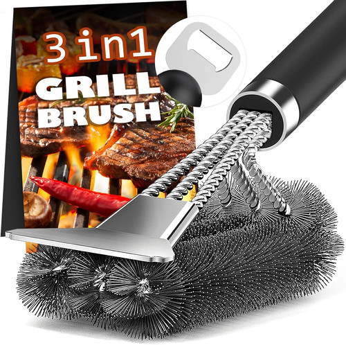 Inch bbq grill brush and - grill,