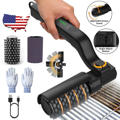 Electric bbq grill - brush,
