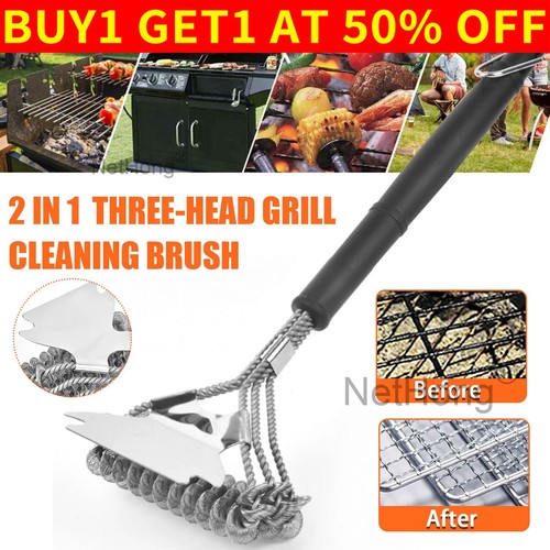 Grill brush and scraper - grill,