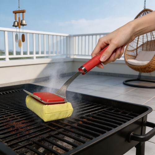 Grill brush without - brush,