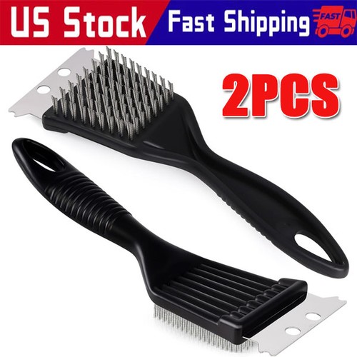 2pcs stainless steel bbq - stainless, grill