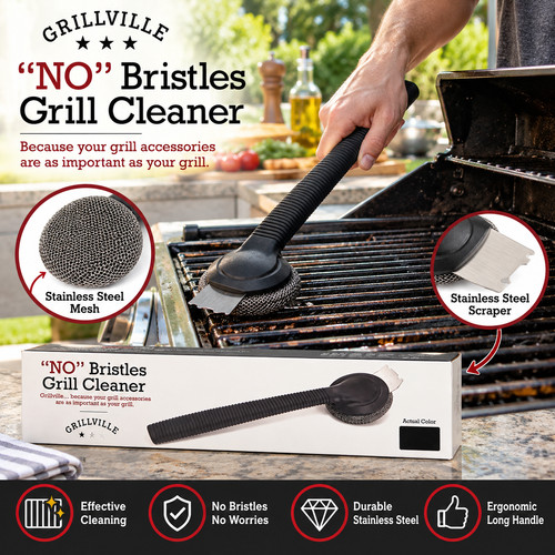 Grillville bristle free bbq - grillville,