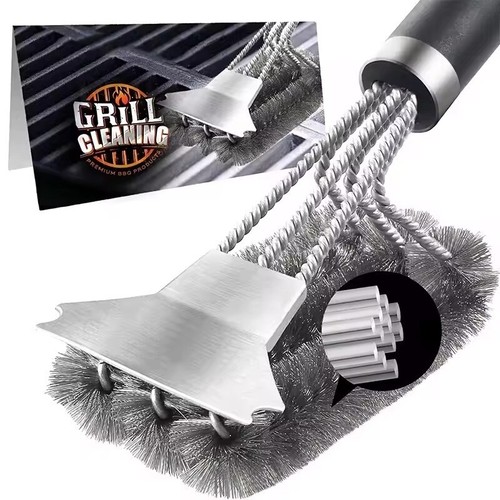 Heavy duty bbq cleaning brush - duty,