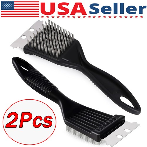 2pcs stainless steel bbq - stainless,