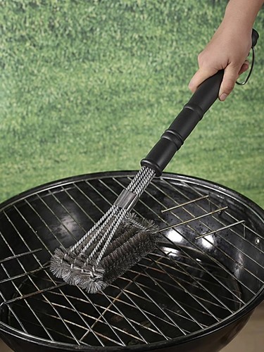 Bbq grill brush stainless - bbq, brush,stainless