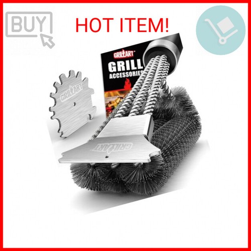 Grillart grill brush and - grill,