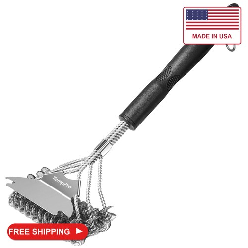 Temppro bbq grill brush with - bbq,