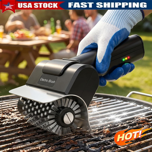 Electric grill brush for - grill,