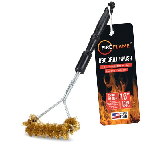 Bbq grill brush inch long - bbq, 16-inch